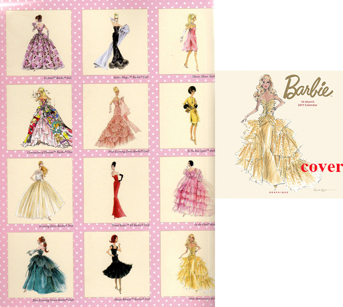 Vintage Barbie Calendar